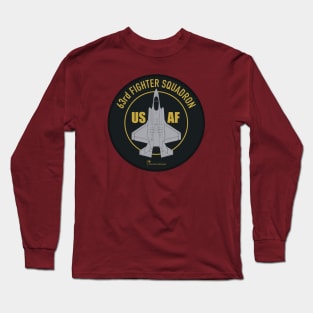 F-35 63rd Fighter Squadron Long Sleeve T-Shirt